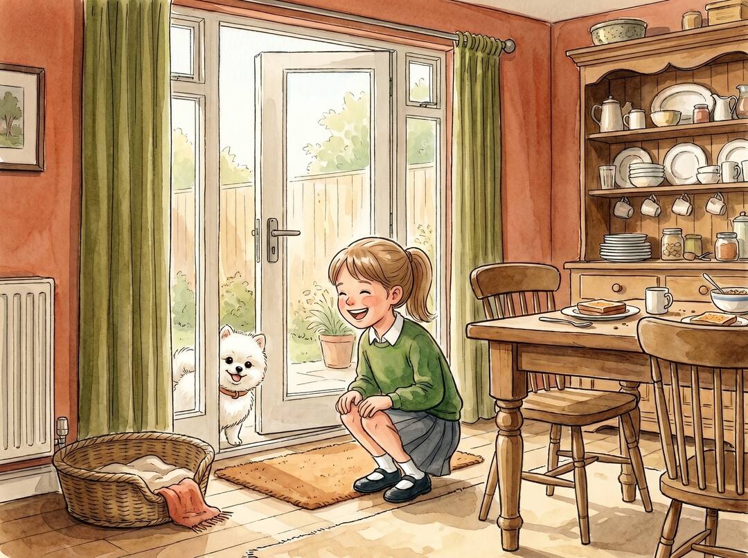 Home — Episode One, panels 1–4.